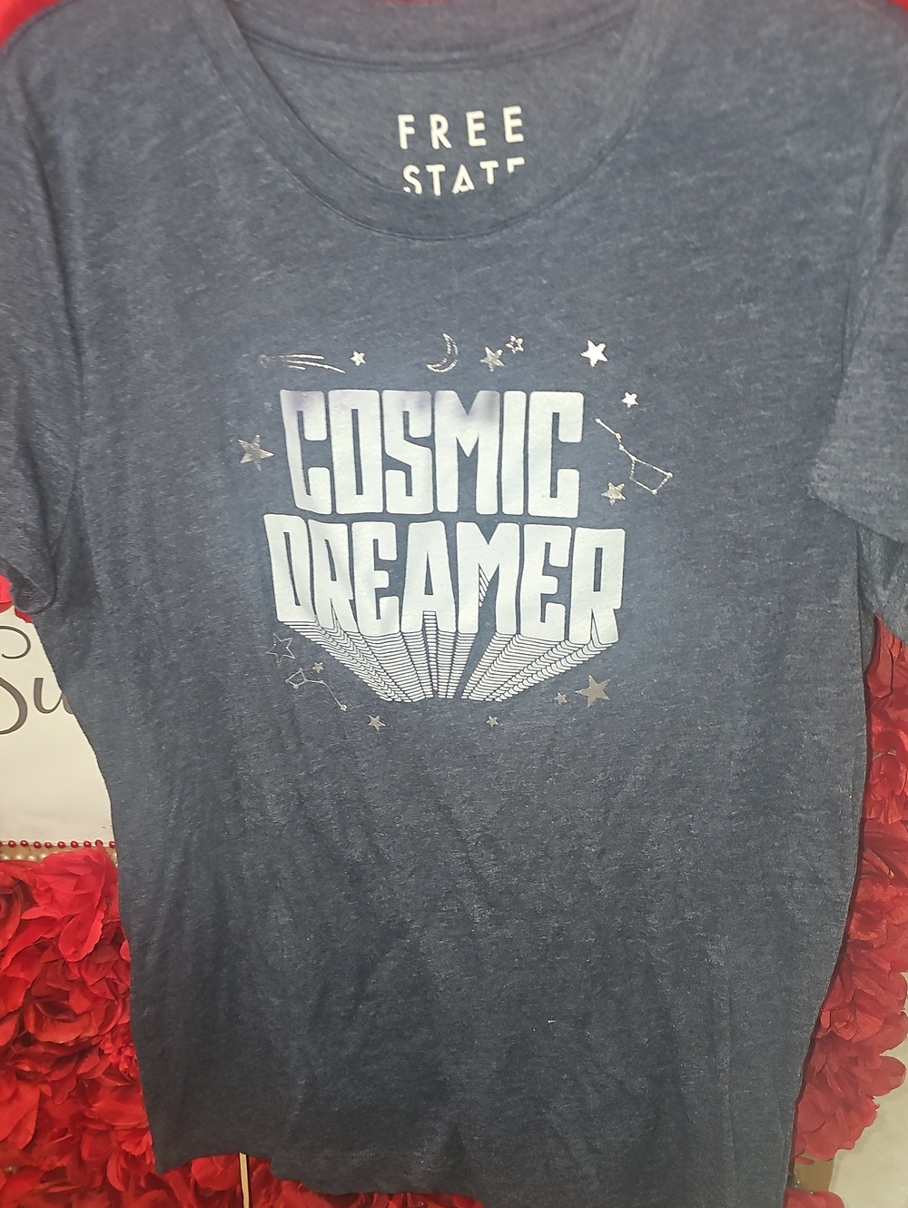 Free State Kids Navy 'Cosmic Dreamer' Graphic Tee Size Xlarge
